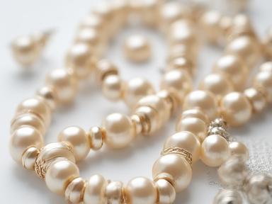 Lustrous pearl necklaces and earring sets