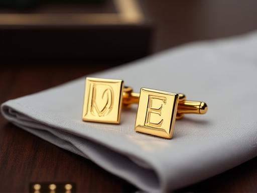 Gold cufflinks executive appreciation gift